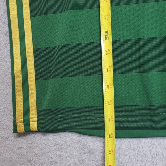 Portland Timbers Adidas Shirt Mens M Climalite Soccer Jersey Alaska Airlines - Picture 6 of 11